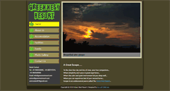 Desktop Screenshot of greennestresort.com